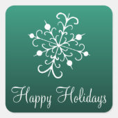 Stickers Green Snowflake (Devant)