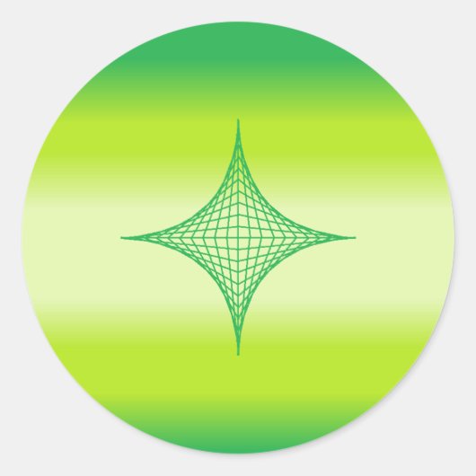Stickers Green Star (Devant)