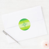 Stickers Green Star (Enveloppe)