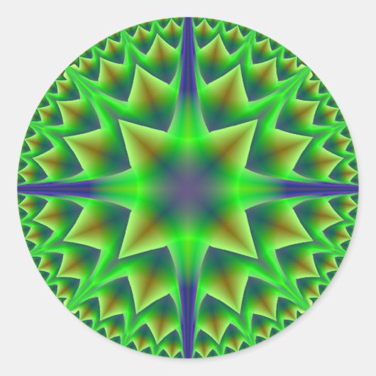Stickers Green Star (Devant)