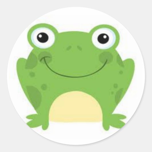 Stickers grenouille (Devant)