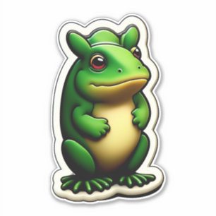 Stickers grenouille colorée pour enfants et adulte