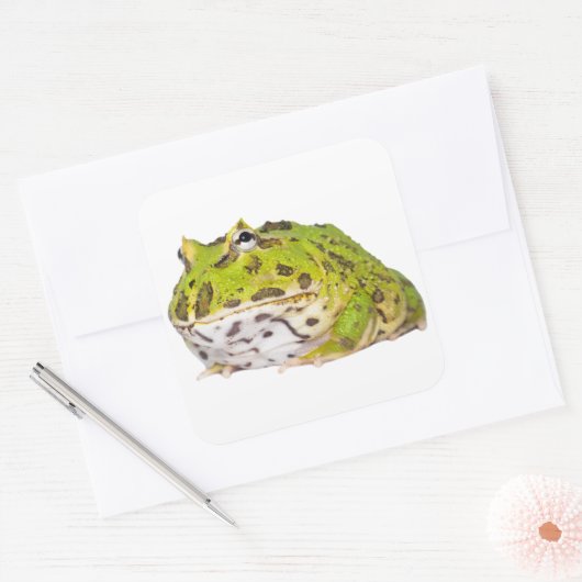 Stickers Grenouille Pacman Vert (Enveloppe)