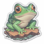 Stickers Grenouille Transformer Ordinaire en Extra (Devant)