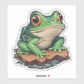 Stickers Grenouille Transformer Ordinaire en Extra (Feuille)