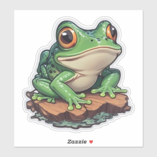 Stickers Grenouille Transformer Ordinaire en Extra (Feuille)