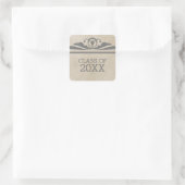 Stickers Grey Elegant Deco Graduation (Sac)