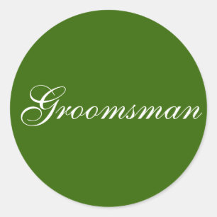 stickers "Groomsman"