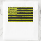 Stickers Grunkers Black & Yellow American Flag (Sac)