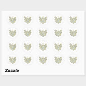 Stickers Guardian Argent Blanc Angel Custom Decal (Feuille)