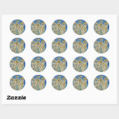Stickers Guardian Blue Angel Art personnalisés (Feuille)