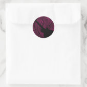 Stickers Guitare Abstraits, Magenta (Sac)