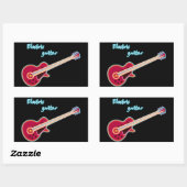 Stickers Guitare électrique (Feuille)