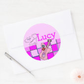 stickers guitare Lucy kitten (Enveloppe)