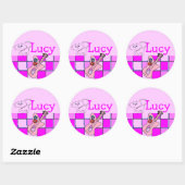 stickers guitare Lucy kitten (Feuille)