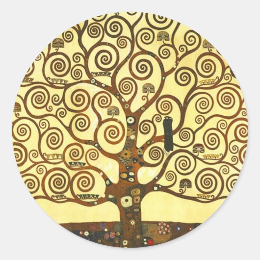 Stickers Gustav Klimt Tree of Life (Devant)