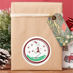 Stickers Guy Runner Holiday
