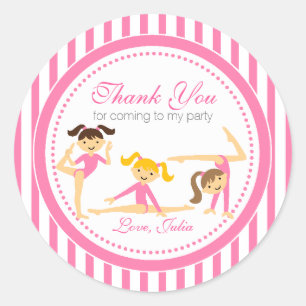 Stickers Gymastique Pink Party