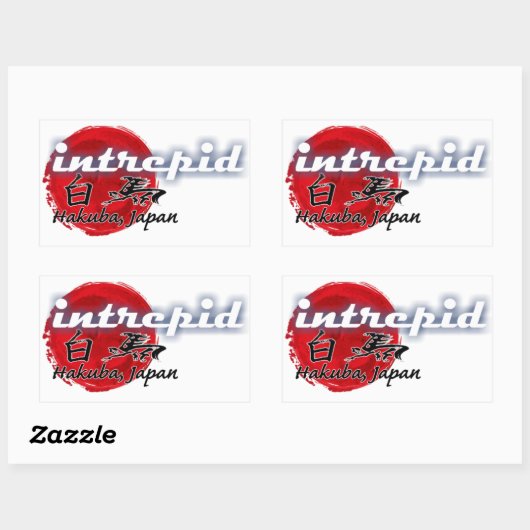 Stickers Hakuba intrépides - Rectangle (Feuille)