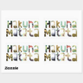 Stickers Hakuna Matata (Feuille)