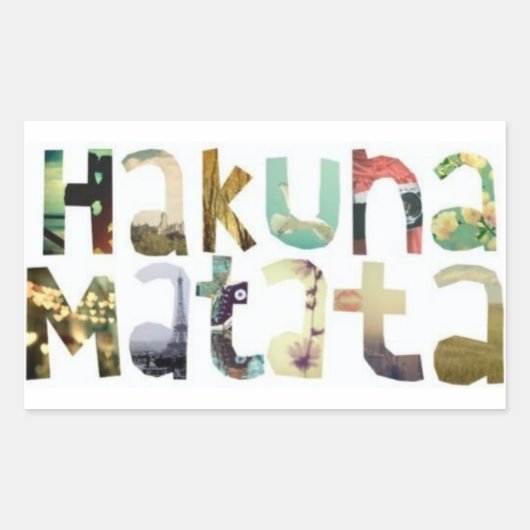 Stickers Hakuna Matata (Devant)