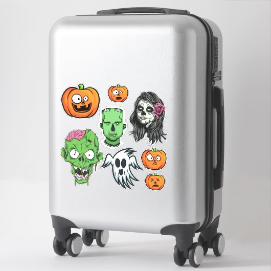 stickers Halloween (Sur valise)