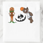 Stickers Halloween basketbal skeletten dag (Tas)