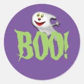 Stickers Halloween Boo Ghost (Devant)