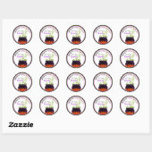 Stickers Halloween Cauldron Sorcières (Feuille)