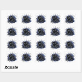 Stickers Halloween Chat Sorcières Noires (Feuille)