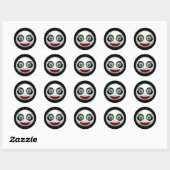 Stickers Halloween clown effrayant (Feuille)