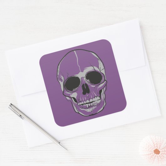 Stickers Halloween-Crâne (Enveloppe)