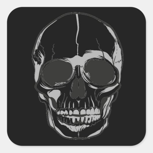 Stickers Halloween-Crâne (Devant)