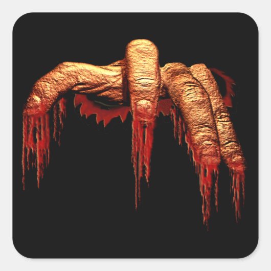 Stickers Halloween effrayant Stickers Gory Zombie (Devant)