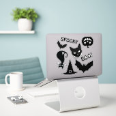 Stickers Halloween éffrayants (Ordinateur portable sur le bureau)