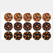 Stickers Halloween éffrayants - Parfait pour le Dé (Feuille)