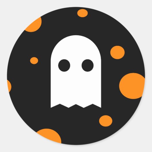 Stickers Halloween Fantôme mignon pour enfants (Devant)