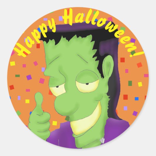 Stickers Halloween Frankencool (Devant)