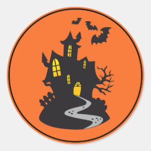 Stickers Halloween Haunted House