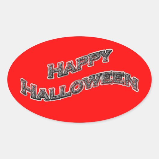 Stickers Halloween heureux (Devant)