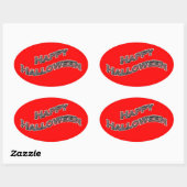 Stickers Halloween heureux (Feuille)