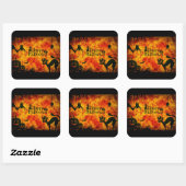 Stickers Halloween heureux (Feuille)
