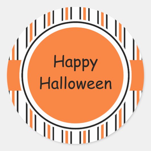 Stickers Halloween heureux (Devant)