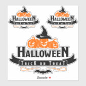 Stickers Halloween heureux (Feuille)