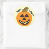 Stickers Halloween Jack-O-Lantern souriant (Sac)