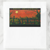 stickers Halloween, Jack-O Lanterns, chien, noir,  (Sac)