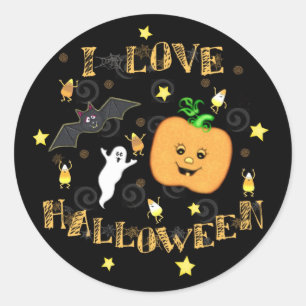 Stickers Halloween Love