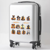 STICKERS HALLOWEEN PERSONNALISÉS POUR LES PARENTS  (Sur valise)