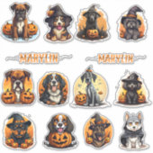 STICKERS HALLOWEEN PERSONNALISÉS POUR LES PARENTS  (Devant)