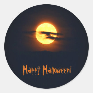 stickers Halloween pleine lune